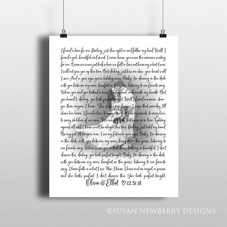 Faded Black and White Song Lyrics PRINT OR CANVASEngagement Etsy