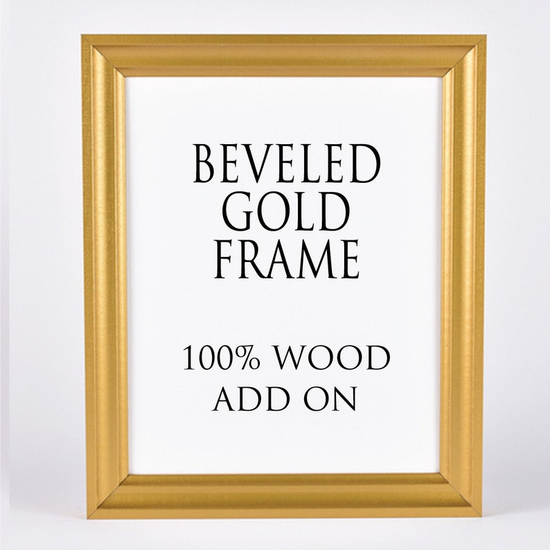 Farmhouse Frame Add-On: Custom 100% Solid Wood Frame and Mat for Prints Perfect for Home Decor and Unique Gift Ideas image 5