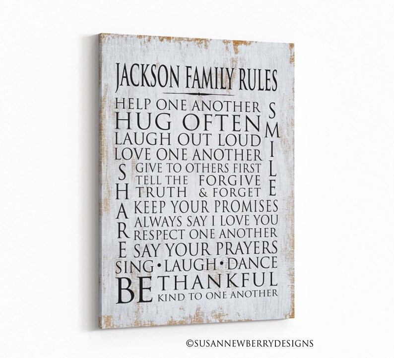 Personalized Wall Decor Personalized Family Wall Art - Etsy