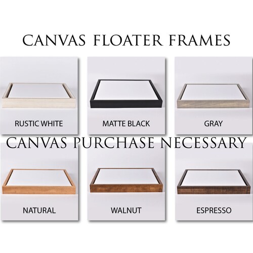 CUSTOM FLOAT Frames for Your CANVAS .75 Width Only No - Etsy
