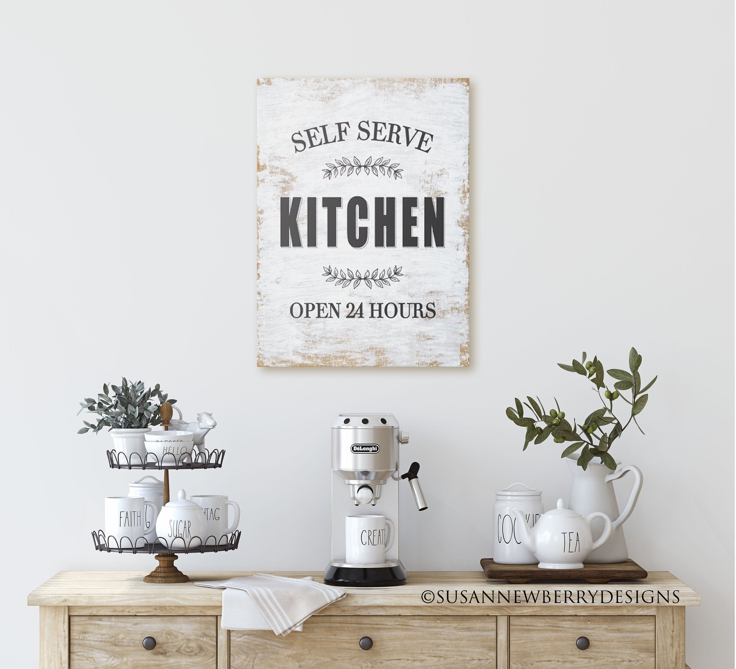 Personalized Kitchen Best of Times Large Farmhouse Canvas not