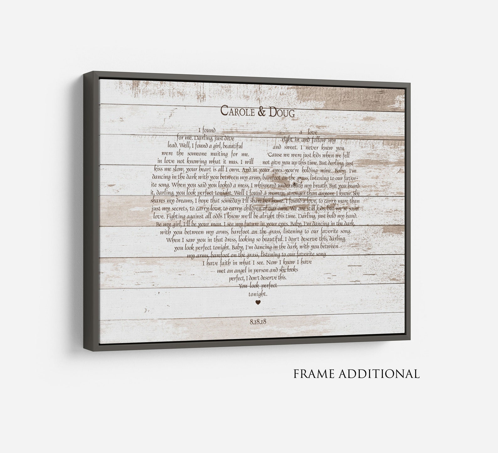 CANVAS Song Lyrics Your Song Favorite Song Wedding Song Etsy