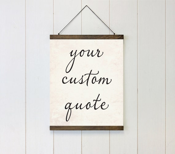 custom canvas wall hanging