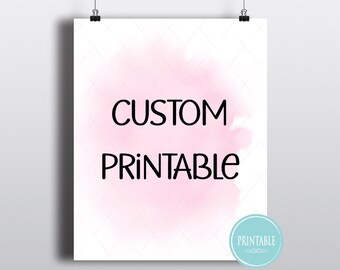 Create Your Own Digital File - Custom Invitation, Custom Announcement