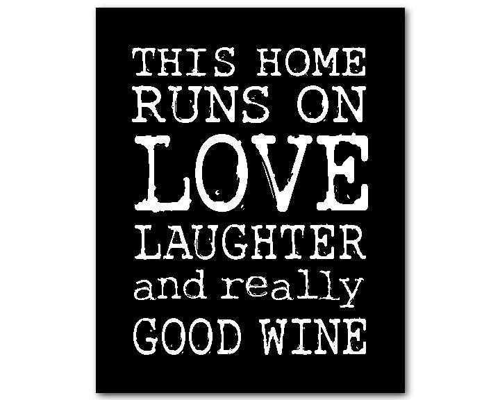 Arte de la pared de la cocina Esta casa se ejecuta en la | Etsy