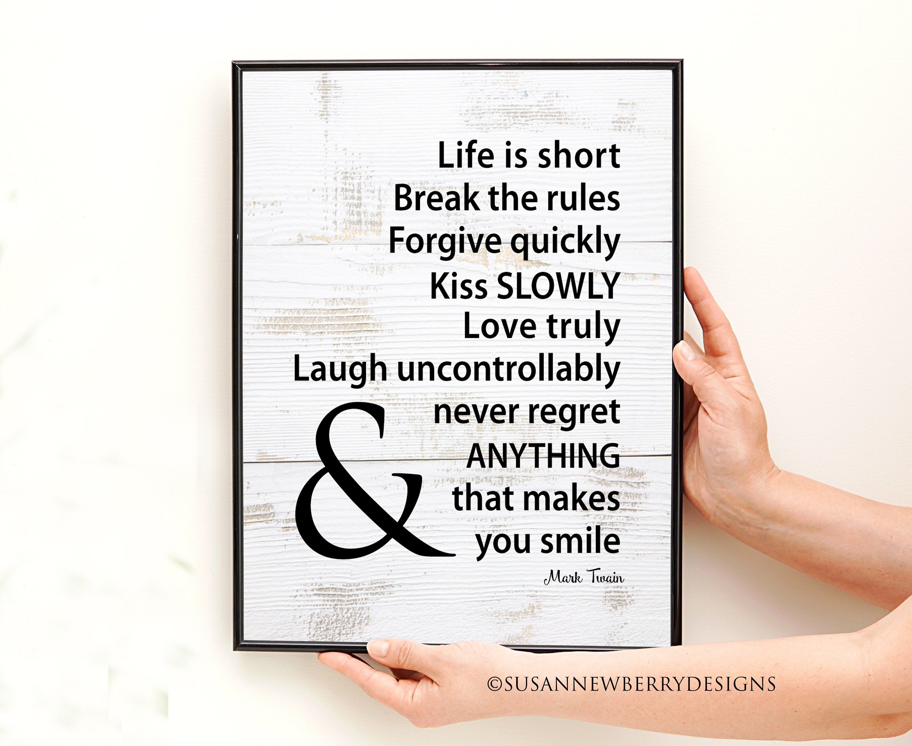 Life Rules - 16x20 canvas print