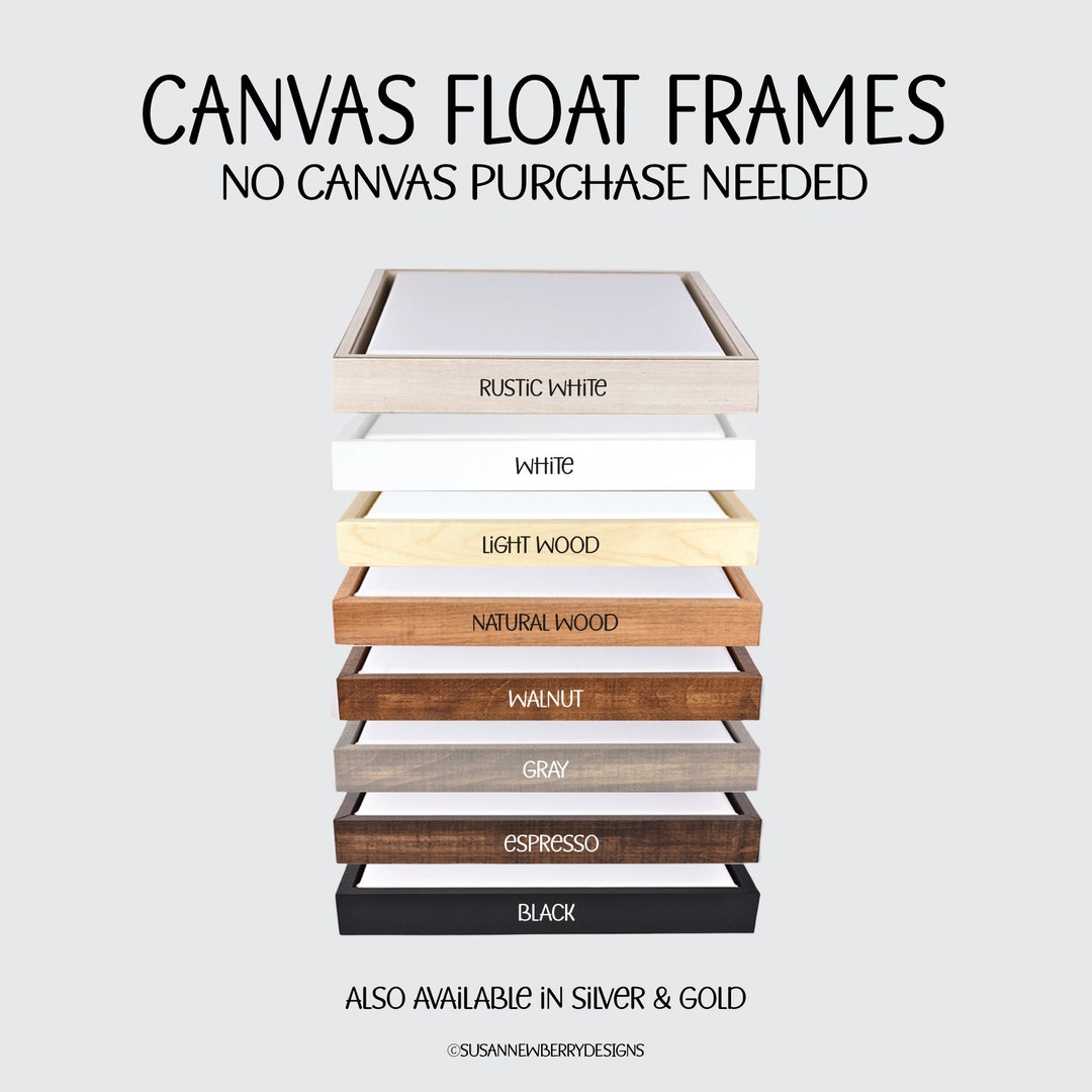 Custom FLOAT Frames for YOUR CANVAS .75 Width Only No - Etsy