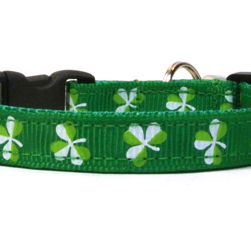 St. Patrick's Day Green Shamrock Dog & Cat Collar With Etsy