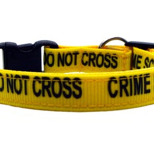 Crime Scene Halloween Breakaway Cat Collar