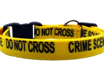 Crime Scene Halloween Breakaway Cat Collar