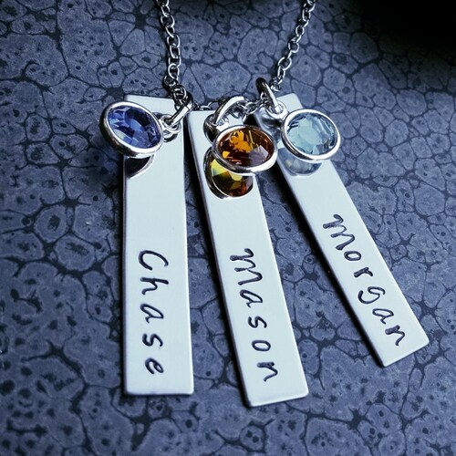 Necklace Personalized Mother's Jewelry 