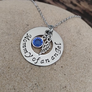 Necklace For Loss of Child, Miscarriage Memorial Necklace