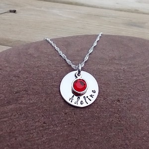 Necklace for Mom, Mother's Necklace, Personalized Jewelry, Children's Name Necklace, Birthstone Necklace image 4