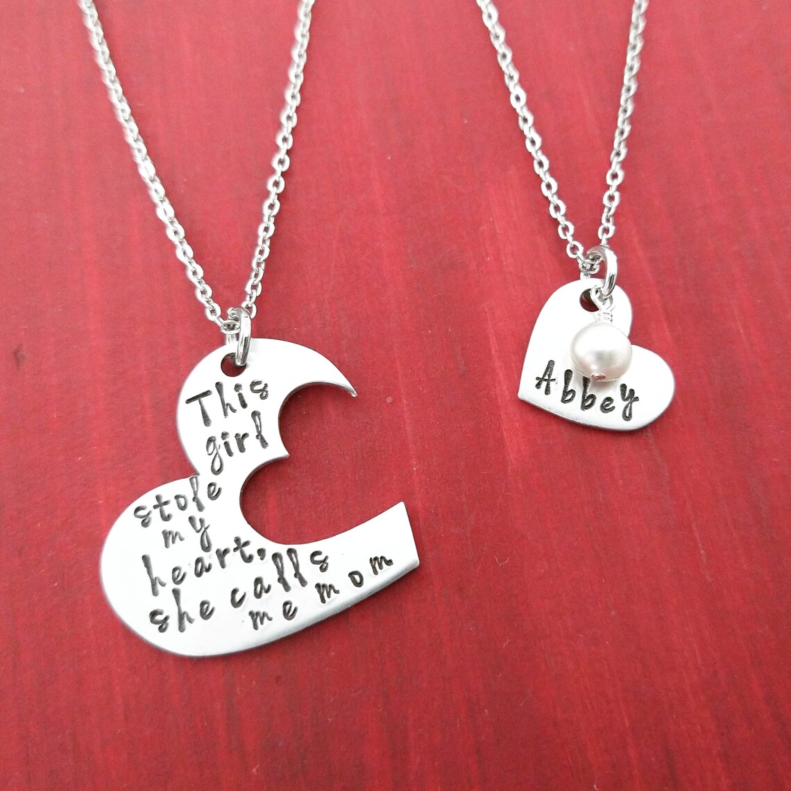Mother Daughter Jewelry Mother Daughter Necklaces Gift for Etsy