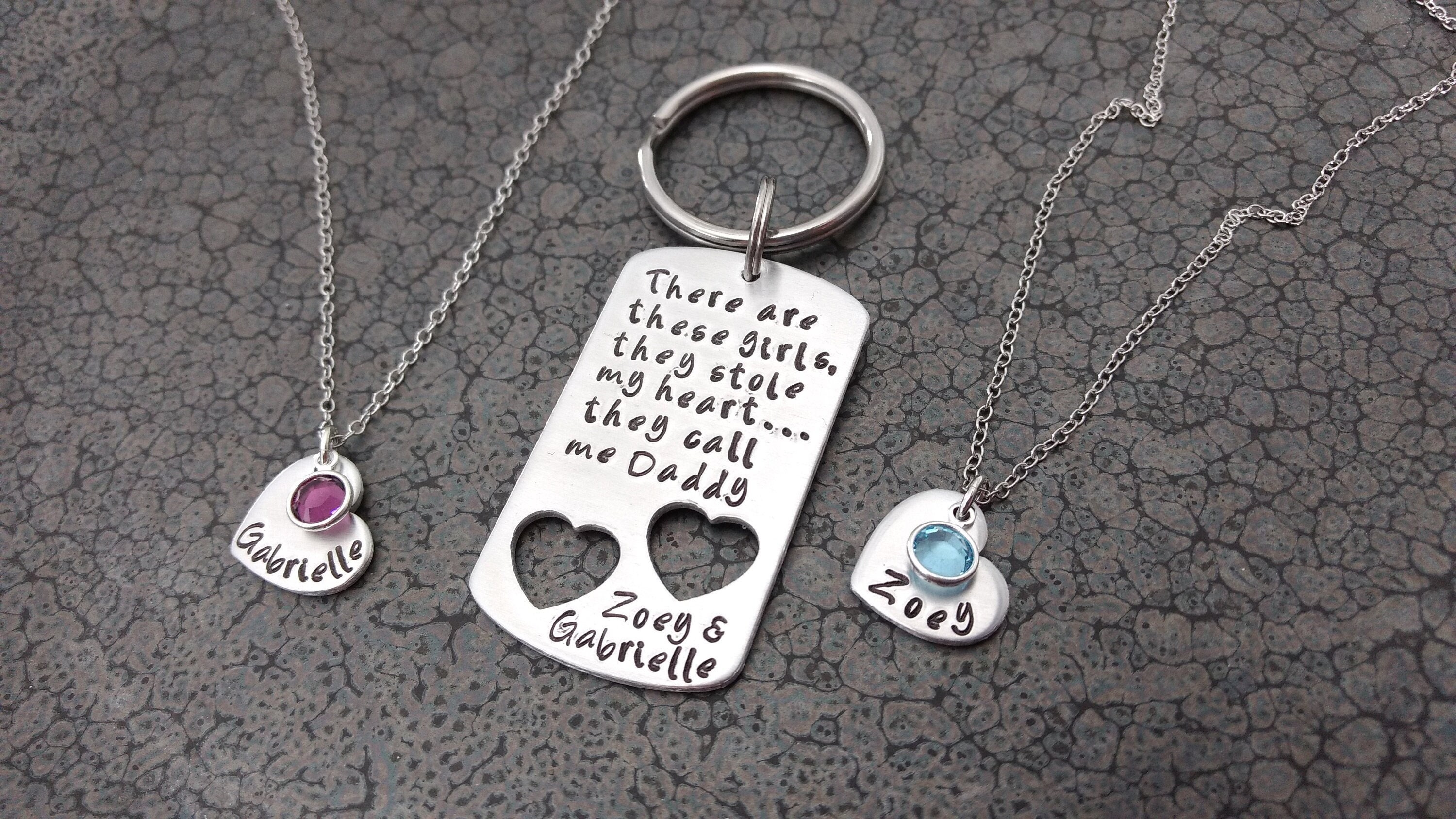 Daddy daughter dog tags deals
