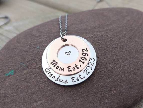 Engraved jewelry for grandma new arrivals