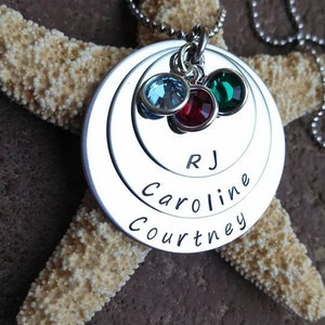 Personalized Mothers Jewelry with Children's Names Custom Mother's Necklace image 5