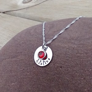 Necklace for Mom, Mother's Necklace, Personalized Jewelry, Children's Name Necklace, Birthstone Necklace image 5