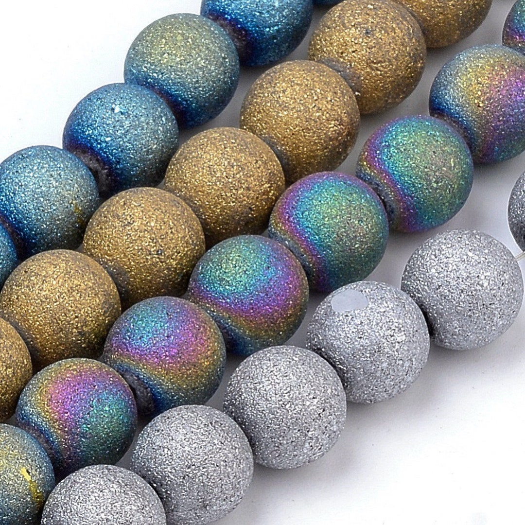 Wholesale Beads In Bulk 2026.Wholesale Beads Bulk Beads 8mm Electroplated Glass 8mm Beads Assorted ...