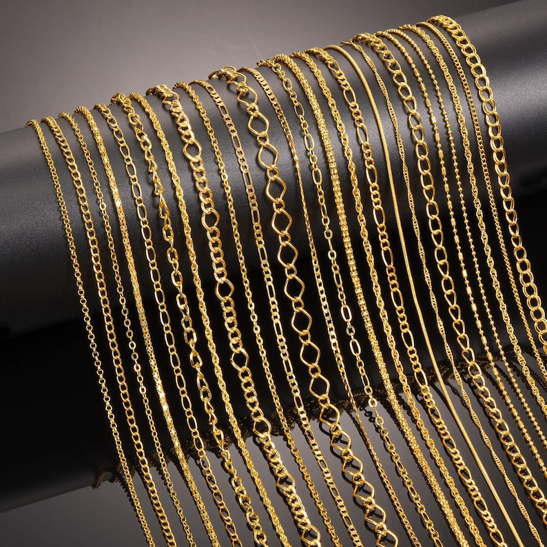 Bulk Chains Bulk Necklaces Wholesale Chains Gold Chains 20 Etsy