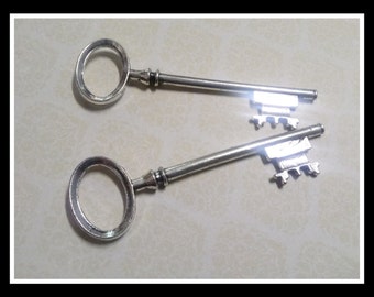 Bulk Skelett Schlüssel Antik Silber Schlüssel Steampunk Schlüssel big Keys Hochzeit Schlüssel Großhandel Schlüssel 80mm 75 Stück