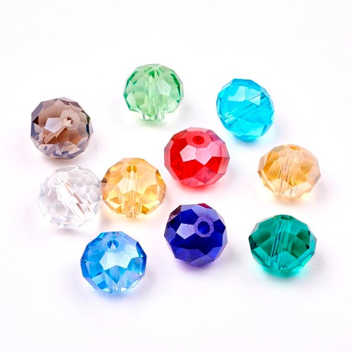 BULK Beads Glass Beads Wholesale Beads Assorted Beads Faceted Etsy