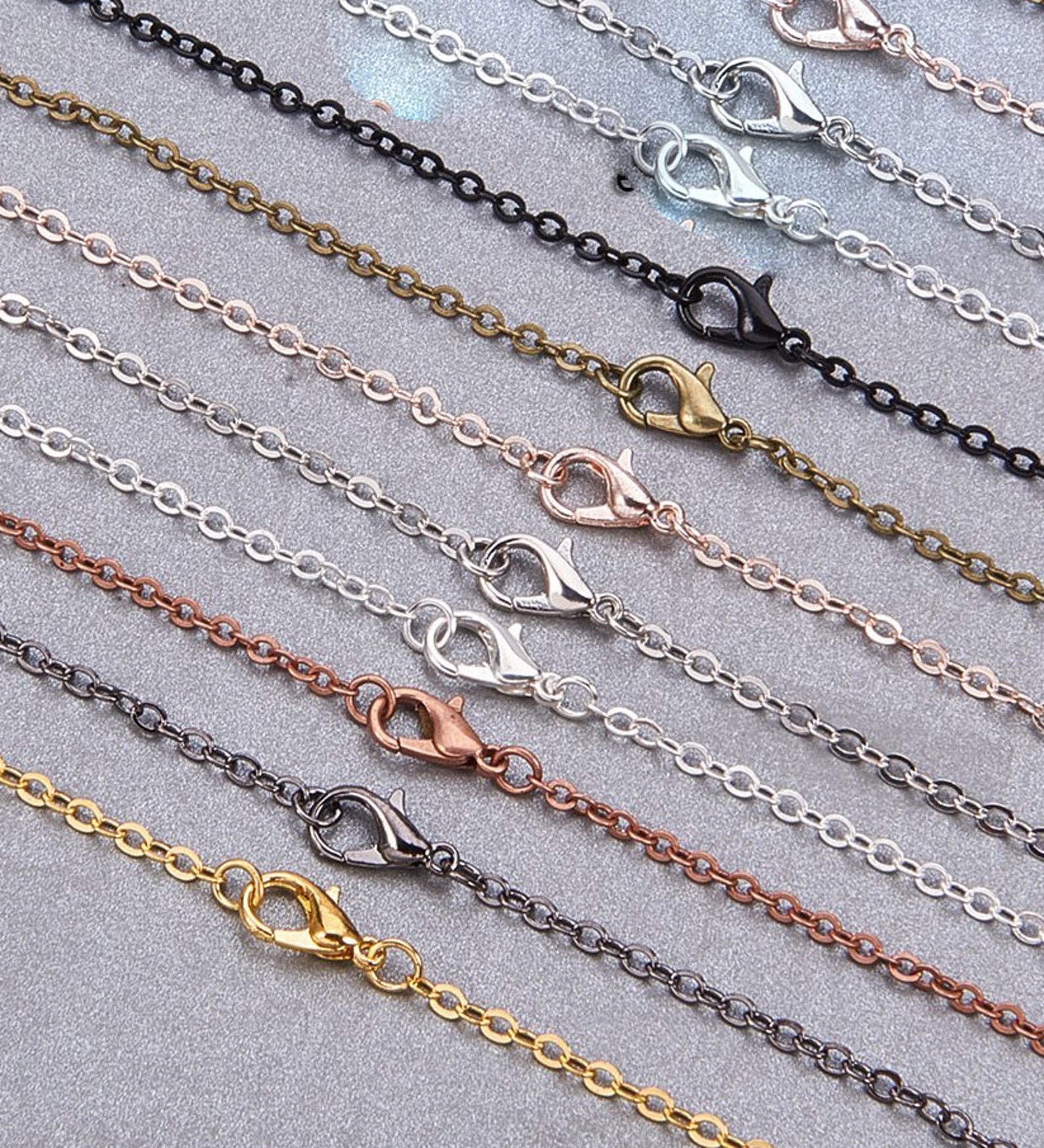 Bulk Chains Bulk Necklaces Wholesale Chains Silver Chains Etsy