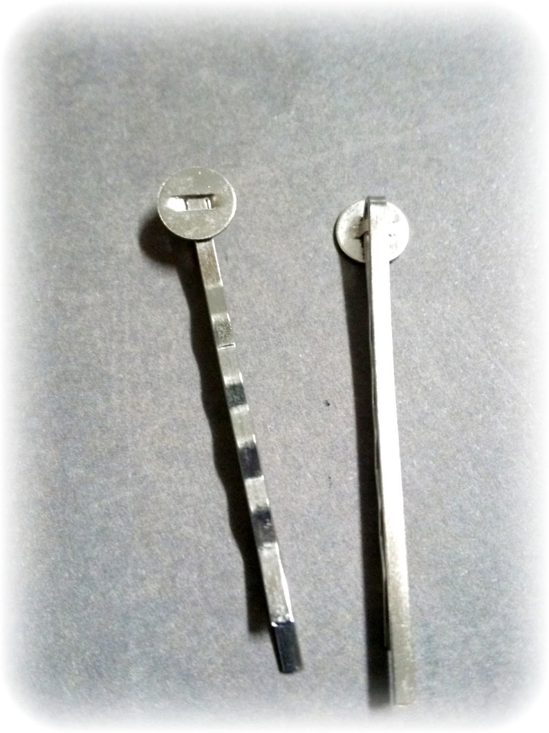 Bobby Pin Blanks Antiqued Silver Hair Pins Wholesale Bobby Etsy