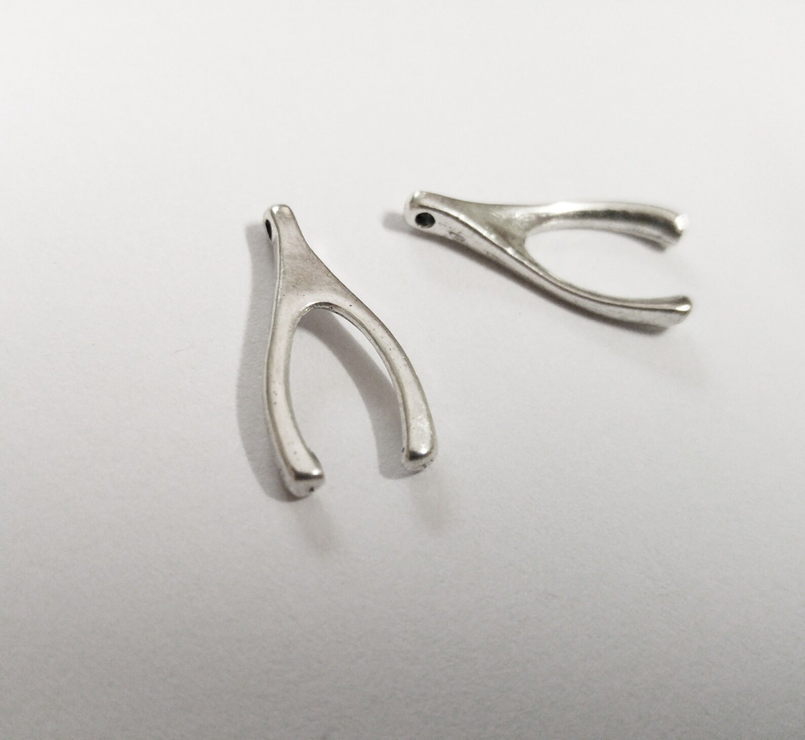 Wishbone Charms Pendants Bulk Charms Wholesale Charms Wish Etsy