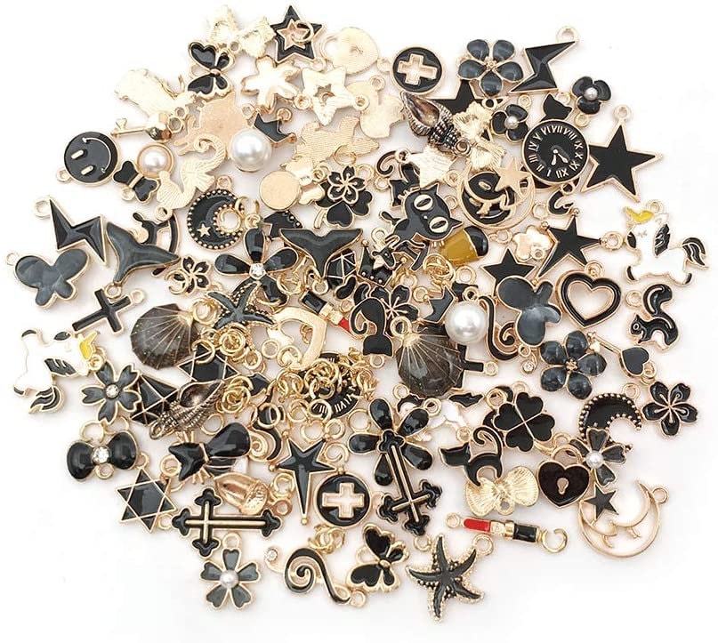 Enamel Charms Set Gold Charms BULK Charms Wholesale Charms Etsy UK