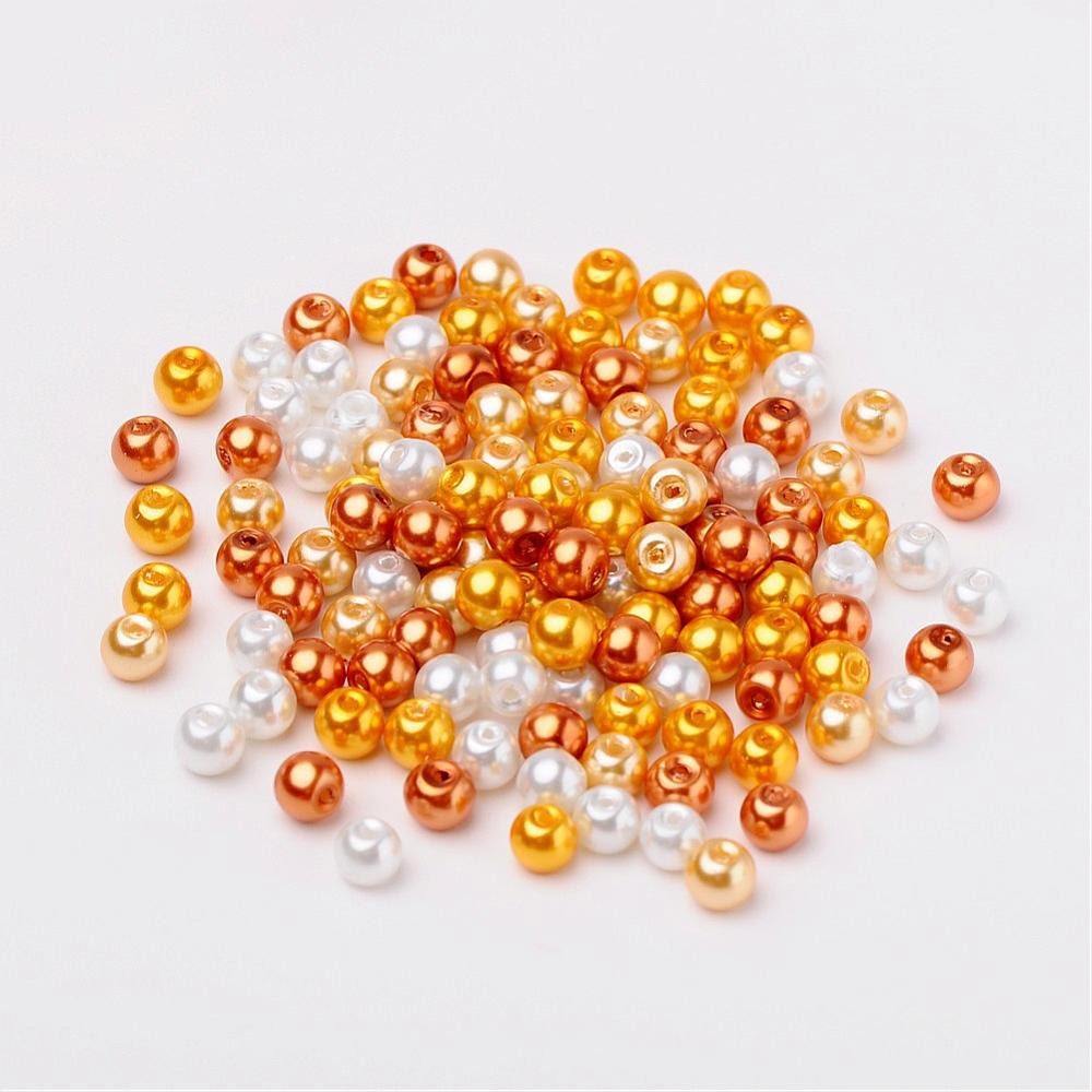 Wholesale Beads Bulk Beads 6mm Glass Pearls 6mm Beads Assorted Etsy