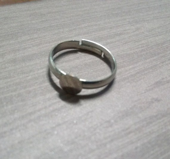 20 Ring Blanks BULK Findings Ring Setting Gold Brass Adjustable Rings