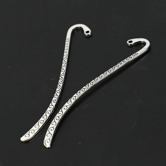 Bookmark Blanks Antiqued Silver Bookmarks Metal Bookmark Findings DIY  Bookmark Making Wholesale Supplies 40pcs