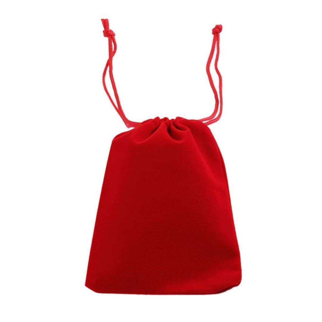 Red Velvet Bags Gift Bags Drawstring Bags Wholesale Jewelry Bags Red