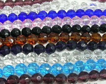 Glass Beads Wholesale Beads Assorted Beads 10mm Beads Beads In Bulk-10 Strands