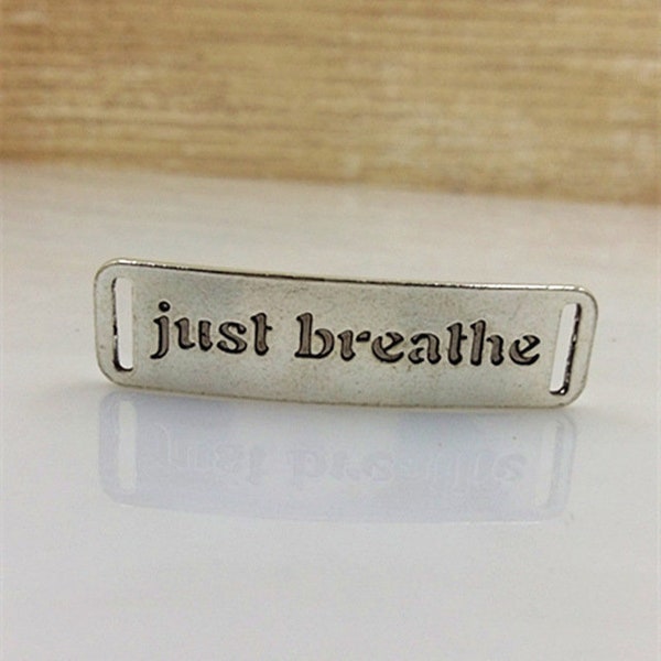 Just Breathe Charm Etsy