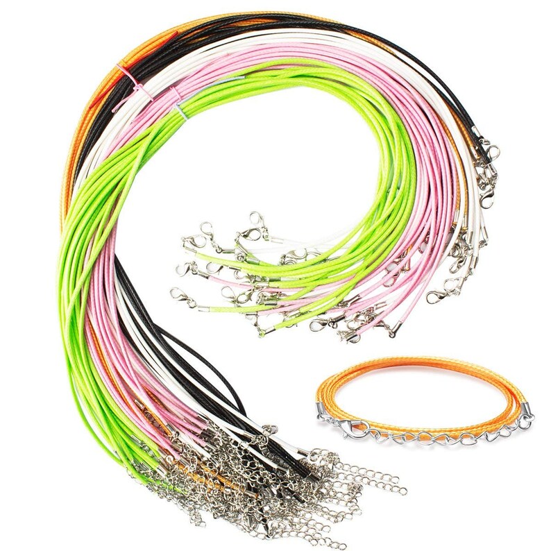 Bulk Necklace Cords Finished Cord Necklaces Assorted Necklaces Etsy