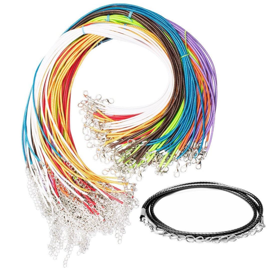 Bulk Necklace Cords Finished Cord Necklaces Assorted Necklaces Faux