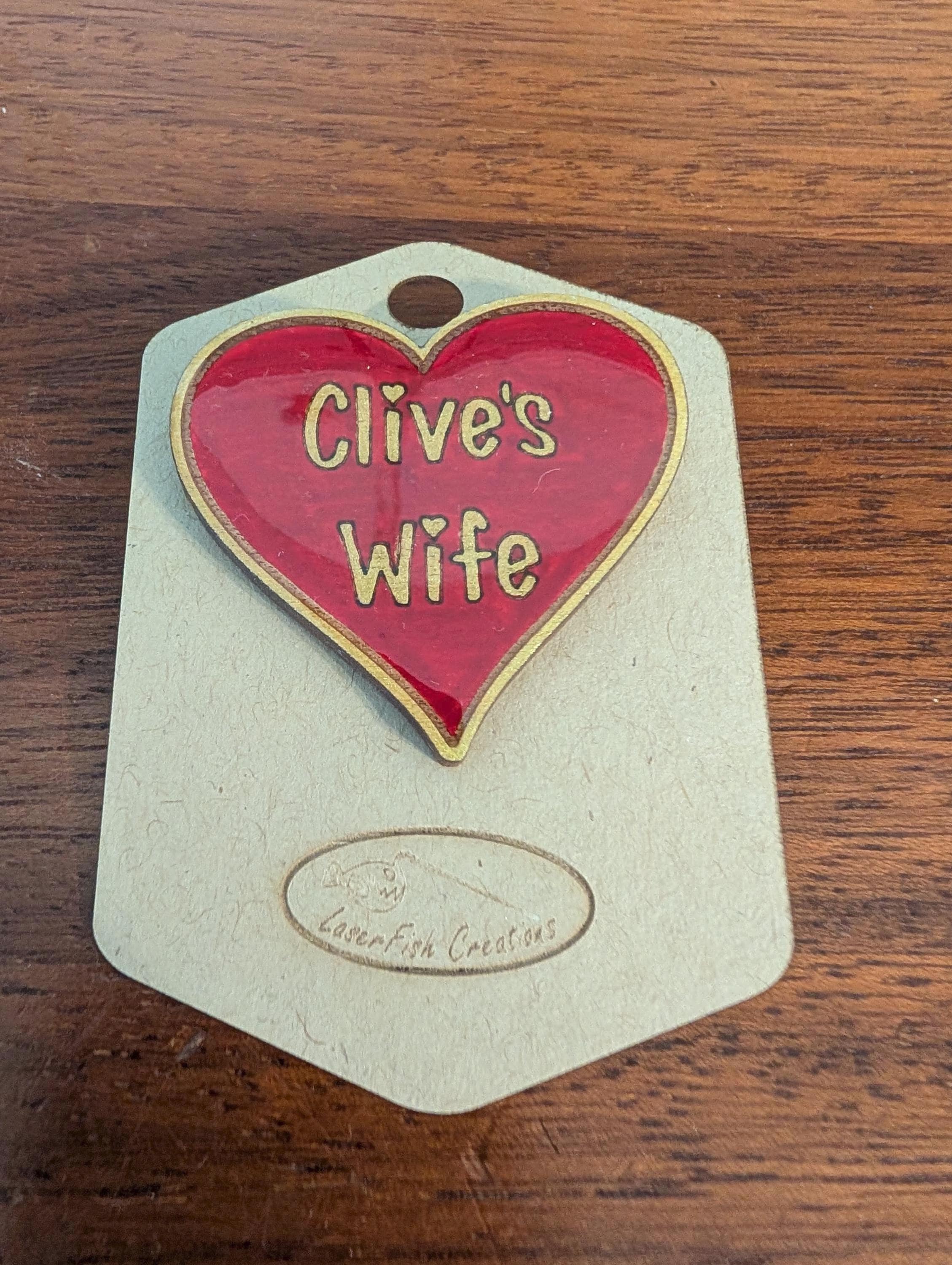 Clive's Wife Pin He Who Fights With Monsters - Etsy
