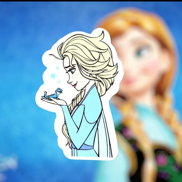 Elsa Stickers Etsy