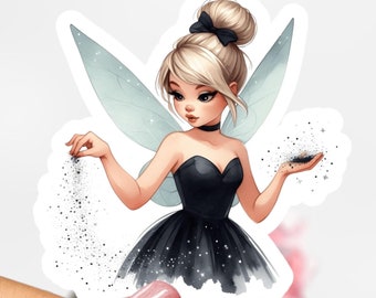 TinkerBell Sticker, Cartoon Disney Sticker Decal, Peter Pan Sticker