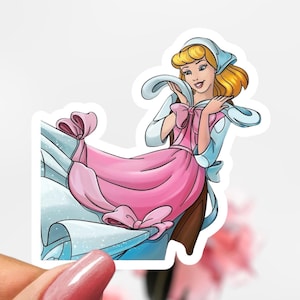 Disney Cinderella Sticker, Princess Sticker Decal