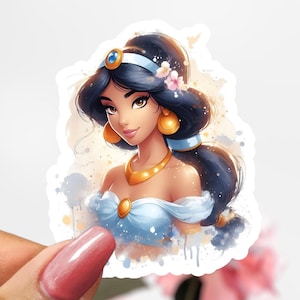 Jasmine Sticker, Disney Jasmine Sticker Decal