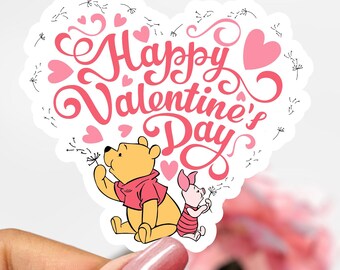 Winnie the Pooh Love Sticker - Etsy