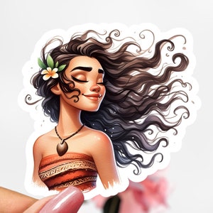 Moana Sticker, Disney Moana Decal,