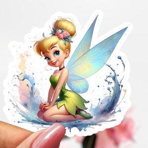 TinkerBell Sticker, Cartoon Disney Sticker Decal, Peter Pan Sticker