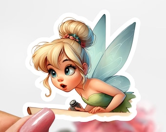 TinkerBell Sticker, Cartoon Disney Sticker Decal, Peter Pan Sticker