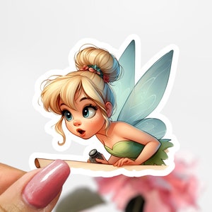 TinkerBell Sticker, Cartoon Disney Sticker Decal, Peter Pan Sticker