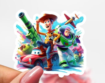 Toy Story Woody & Buzz Sticker, Toy Story Decal