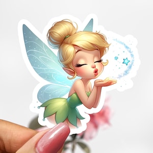 TinkerBell Sticker, Cartoon Disney Sticker Decal, Peter Pan Sticker